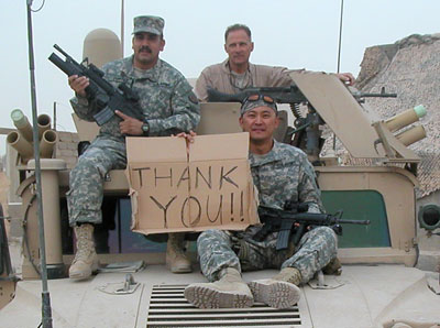Thank You from the Troops