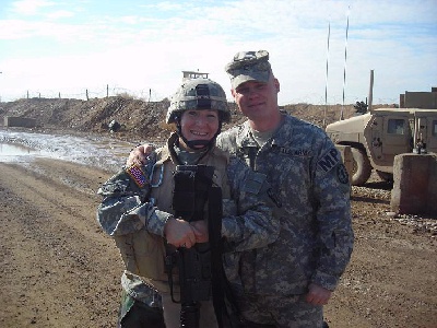 Beck and Chuck in iraq
